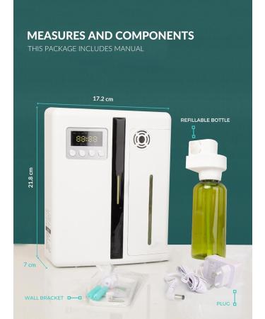 Professional Essential Oil Diffuser & Aromatherapy Freshener - Ideal for Home & Shops Covers 50-300 m (Model D0138) - Buy Online on GoSupps.com