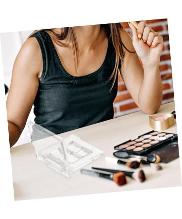 FOMIYES 2 Sets Eyeshadow Eye Shadow Lipstick Cases Empty Makeup Pallet Holiday Necessities Square - Buy Online on GoSupps.com