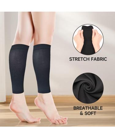 15-20 mmHg Compression Socks for Women & Men | Medical Footless Graduated Stockings for Varicose Veins & Edema | Small Black - Buy Online on GoSupps.com