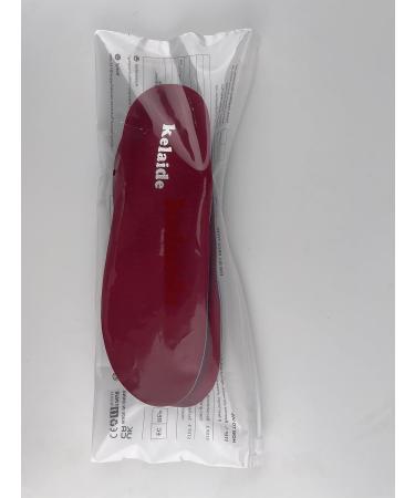 Plantar Fasciitis Arch Support Insoles | Orthotic Inserts for Flat Feet & Foot Pain | Men & Women | Red UK-12-305mm - Buy Online on GoSupps.com
