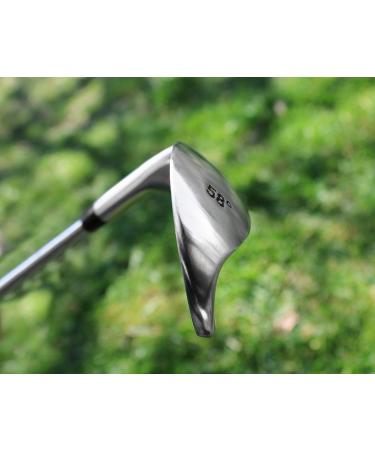 Lazrus Premium 58 Degree Sand Wedge for Men & Women - Anti Duff Thick Sole Golf Club to Escape Bunkers and Save Strokes Around The Green - Buy Online on GoSupps.com