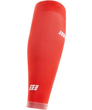 CEP Ultralight Compression Calf Sleeves for Men - 4 Lava/Light Grey - Buy Online on GoSupps.com