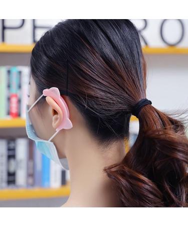Adjustable Silicone Earring & Mask Ear Caps - 4 Pair Set | Child & Adult Face Covering Extensions | Comfortable Ear Protectors - Buy Online on GoSupps.com