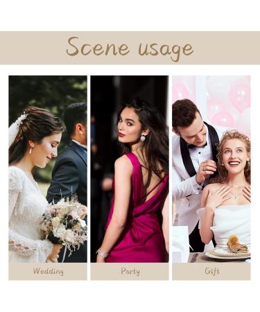 Wedding Hair Comb and 8 Pieces Hair Clip Beads Bridal Hair Accessories Wedding Silver Crystal Hair Accessories Flowers Wedding Hair Accessories Bridal Hair Accessories Bridal Hair Pins Wedding - Buy Online on GoSupps.com