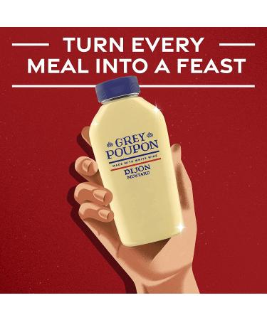 Grey Poupon Dijon Mustard 10 oz - Pack of 3 | Premium French Condiment - Buy Online on GoSupps.com