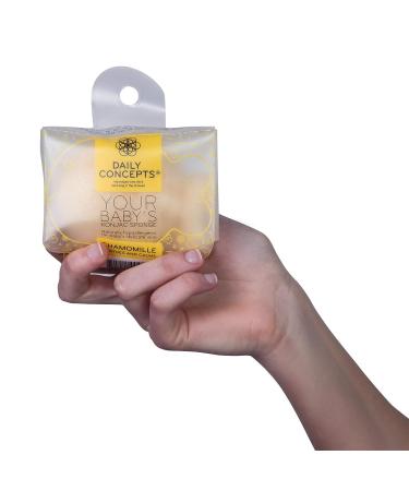 Daily Concepts Your Baby Konjac Sponge (Chamomile) - Gentle Exfoliation for Sensitive Skin - Buy Online on GoSupps.com