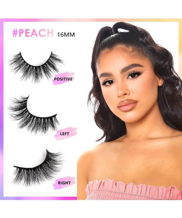 Barbiely 16mm Natural Lashes  3D Mink Lashes  3 Pairs Short Wispy Fluffy Mink Eyelashes  100% Handmade Real Mink Lashes  Natural Look  Soft Reusable  Cruelty Free(Daily Show) A-Daily Show/16MM - Buy Online on GoSupps.com