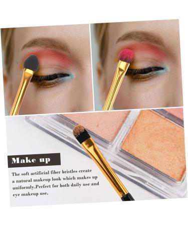 LALADEFIEE 20pcs Double Ended Eyeshadow Brush Sponge Makeup Brush Lady Makeup Eye Shadow Brush Plastic Rayon - Buy Online on GoSupps.com