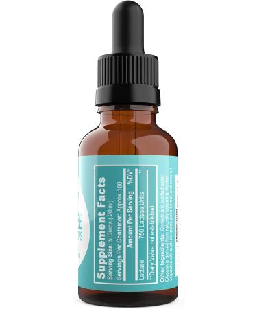 Elepure Lactase Drops - 100 Servings, 20ml - Lactose Intolerance Enzyme - Buy Online on GoSupps.com