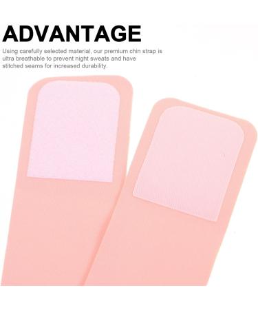 COHEALI 2Pcs Anti Snore Straps for Effective Snoring Prevention - Pink - Buy Online on GoSupps.com