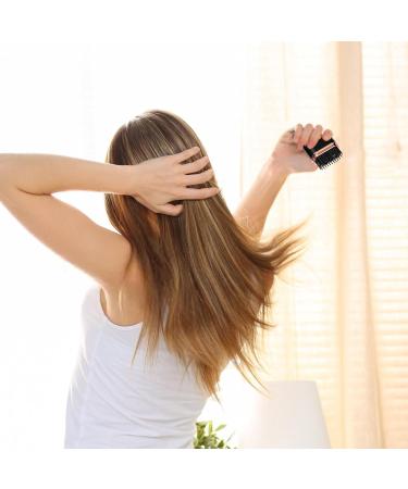 Hair Straightener Brush - Compact Ionic Styling Comb with 3 Temp Settings for Women | Portable Hair Straightener for Home & Travel - Buy Online on GoSupps.com