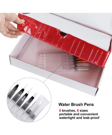 Zen Water Painting Board Set with Stand and 6 Water Brushes for Drawing and Painting - Buy Online on GoSupps.com