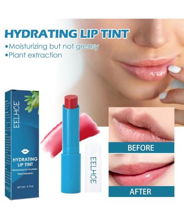 Hydrating Lip Tint - Sheer Color Chapstick | Ultra Moisturizer with Vitamin E for Dry Lips - Non-Sticky & Long-Lasting - Buy Online on GoSupps.com