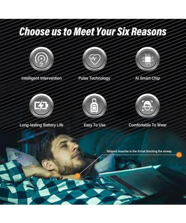 Electric Anti Snoring Device - USB Rechargeable, Variable Speed, Improved Nighttime Sleeping - Buy Online on GoSupps.com
