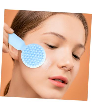 FRCOLOR Silicone face brush face scrubber brush silicone facial exploration skin care tools exfoliating facial brush facial bridges face cleanser brush scrub brush manual Miss Silica gel - Buy Online on GoSupps.com
