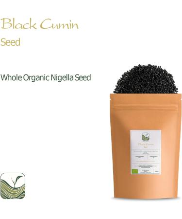 Organic Black Cumin Seed Nigella Sativa - Gourmet Quality 100g - Buy Online on GoSupps.com