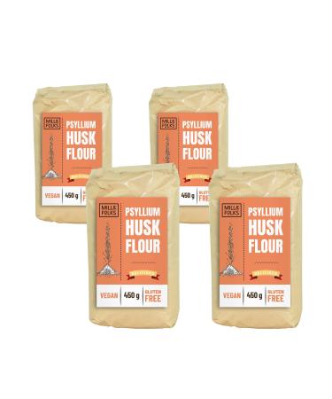 Mill & Folks Psyllium Husk Flour 4x450g | Vegan & Gluten-free