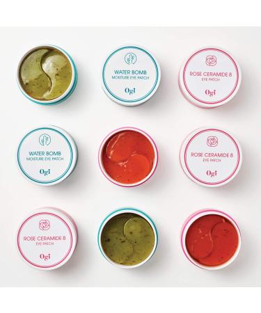 Ogi Water Bomb Moisture Eye Patch - Anti-Aging Under Eye Mask for Wrinkles, Eye Bags & Dark Circles (60 Patches) - Buy Online on GoSupps.com