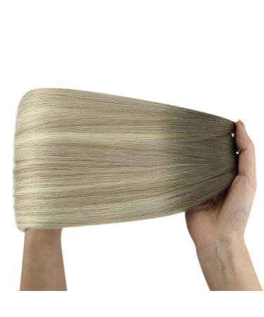 Buy Youngsee Genius Weft Tressen Ombre 40cm - Real Hair Balayage Extensions #4/7/80 - Remy Virgin Hair Weaves for a Natural Look - Buy Online on GoSupps.com