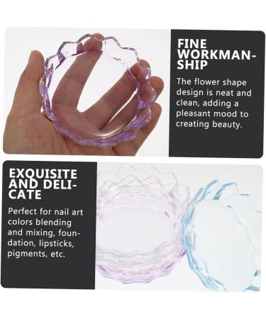 Balacoo 10 Pcs Nail Practice Plates - Acrylic Color Mixing Tray & Eyeliner Rack for Manicure - Perfect Nail Polish Tool (8.7x8.7cm - Buy Online on GoSupps.com