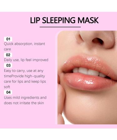 Lip Balms Overnight Lip Mask Lip Butter Balm: 24hrs Hydrating Repair Treatment Lip Sleeping Mask - Hyaluronic Acid/Shea Cocoa Seed Butter/for Chapped Dry Lips Care/Moisturizer - Fade Lip Lines - Buy Online on GoSupps.com