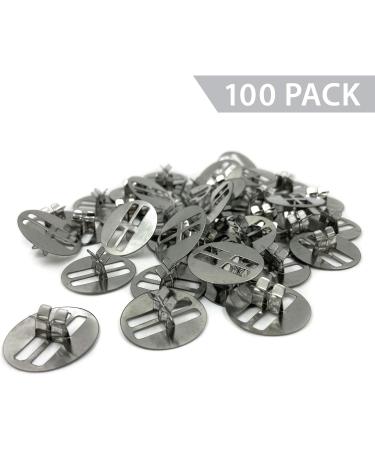 Universal Wood Wick Clips for Candles - 100 Pack | Sustainer Tabs for Most Wooden Wicks | Longer Burn Time & Less Wax Waste - Buy Online on GoSupps.com