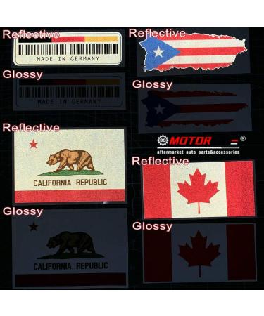 Maryland State Flag Vinyl Decal Sticker 3 Pack - Reflective 2, 3, 5 - Car Boat Laptop Cup Phone - Buy Online on GoSupps.com