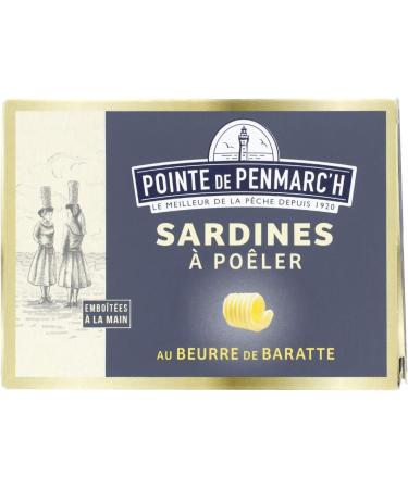 Sardines to fry with churned butter Pointe de Penmarc'h set of 6 boxes of 115g - Delivery in 2 to 3 working days from Brittan - Buy Online on GoSupps.com