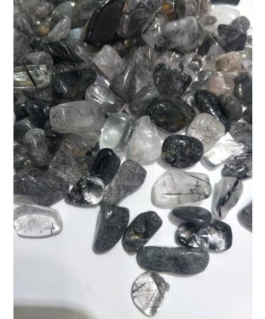 Natural Crystal Rough 200g Bulk Natural Polished Natural Black Hair Crystals Stone Gemstone Rough Crystal Tumbled Stones for Sale Chakra Reiki Balancing - Buy Online on GoSupps.com