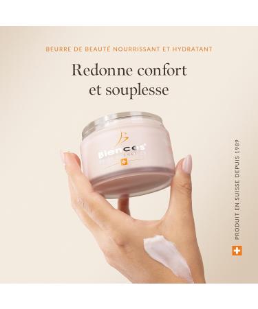 Biences Swiss Cosmetics - Ultra-Nourishing Body Balm With Shea Butter - 100/100 Yuka & 99.89% Natural - Dry and Dehydrated Skin - 100% Swiss - 200ml - Buy Online on GoSupps.com