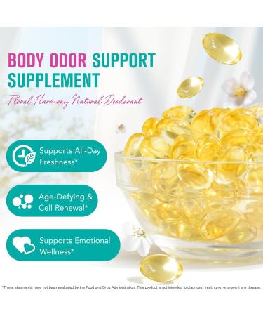 Body Odor Supplement(120 Softgel) Body Deodorizing Supplement Natural Internal Odor Control Pills Supports Fresh Breath & Whole-Body Freshness for Men & Women - Buy Online on GoSupps.com