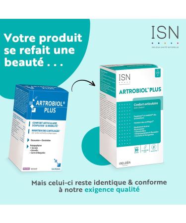ISN - Artrobiol Plus - Compl ment alimentaire base de Glucosamine Chondro tine et Harpagophytum - Pour la souplesse des articulations et le maintien du cartilage & de l'ossature - Lot de 3 - Buy Online on GoSupps.com