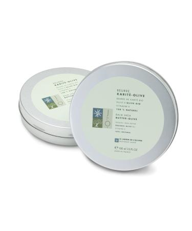 Le Jardin De L'olivier Organic Balm Shea Butter-Olive 3.5 Fl.oz
