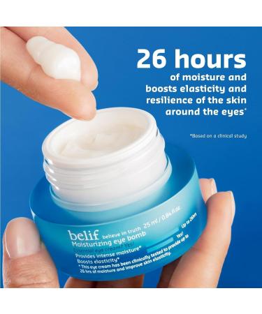belif Moisturizing Eye Bomb 0.8 oz. / 25ml - Buy Online on GoSupps.com