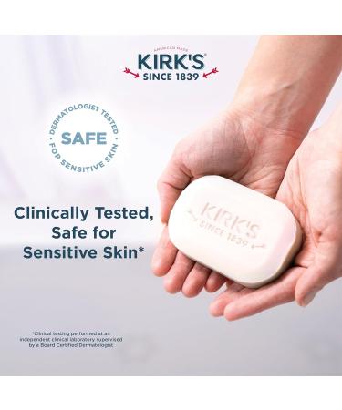 Kirk's Castille originale Coco Savon sans parfum Paquet 18 Fragance Free 1 Fragance Free 125 GRAMMES - Buy Online on GoSupps.com