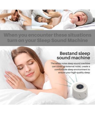 Bestand White Noise Machine: New Generation Sleep Sound Machine with Intelligent Timer and LED Display - Perfect for Sleep Therapy, Office Privacy, Travel - Adults, Babies - Buy Online on GoSupps.com