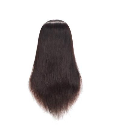 100% Human Hair Training Head 20-22 with Free Clamp - Natural Black | Ideal for Hair Styling Practice - Buy Online on GoSupps.com