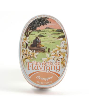 G n rique Anise de Flavigny Authentic anise candies in an oval box 50g Orange blossom | Tradition & Artisanal Pleasure