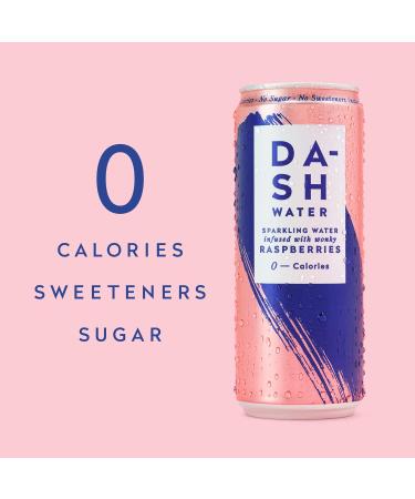 Dash Water Mixed Pack - 16 x Flavoured Sparkling Spring Water & Raspberry - 12 x Raspberry Flavoured Sparkling Spring Water - NO Sugar NO Sweetener NO Calories + Spring Water - Buy Online on GoSupps.com