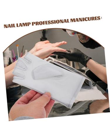 FRCOLOR 4 Pairs Nail Gloves Half Finger Gloves Salon Gloves Riding Gloves Uv Protection Gloves for Manicures Uv Lamp Hand Covers Uv Manicure Gloves Gel Sun Shield Touch Screen Spandex Miss - Buy Online on GoSupps.com