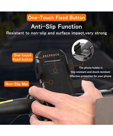 3-in-1 Bike Light Set with Phone Mount - USB Rechargeable LED Headlight and Taillight for All Bicycles | 360 Rotation, 3 Modes, Power Bank - Easy to Install - Buy Online on GoSupps.com