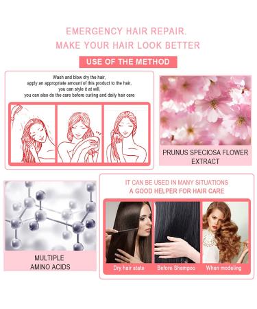 SEVICH Cherry Blossom Hair Treatment Mask 30ml - Deep Conditioner for Dry, Damaged Hair | Scalp Massage Treatment - Buy Online on GoSupps.com