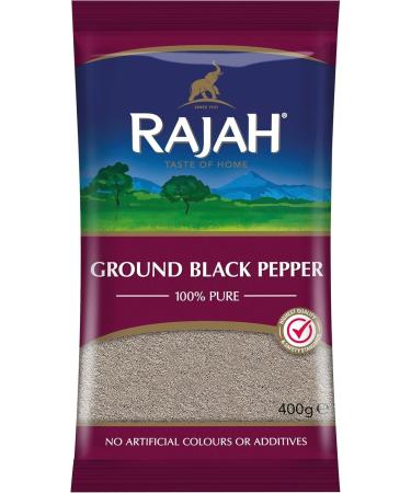 Rajah Poivre noir moulu 5 x 400 g Ar me intense et baies non m res puissantes et authentiques | Id al pour assaisonner cuisiner et affiner avec l'autocollant Kajal