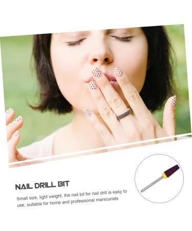 minkissy nail clippers nail bit nail drill bits Tungsten steel set drill grinding head Accessories broca 5 en 1 drill nails Acrylic cuticle drill bits for nails manicure alloy straight cut - Buy Online on GoSupps.com