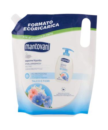 Mantovani - Neutral liquid soap decorative sensitive skin talc and white flowers - 750 ml