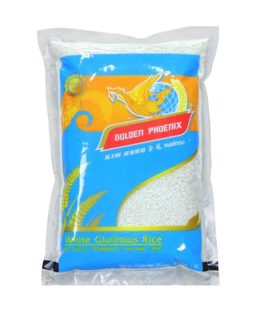 Golden Phoenix Thai Sweet Rice - Premium Sticky Rice for Desserts or Rice Cakes, Great for Gluten-Free Diets, 2.2 Pounds (Pack of 1) 2.2 Pound (Pack of 1)
