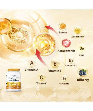 NYO3 Eye Vitamins with Lutein and Zeaxanthin Patented Eye Formula Recommended by NIH Advanced Bilberry & Astaxanthin Vitamins A C E B12 & Minerals Eye Health & Vision Protection 60 Softgels - Buy Online on GoSupps.com