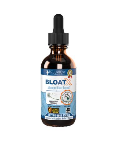 Rejuvica Health BloatX- Advanced Bloating Support Supplement - Liquid Delivery for Better Absorption - Fennel Dandelion Artichoke Ginger & More!