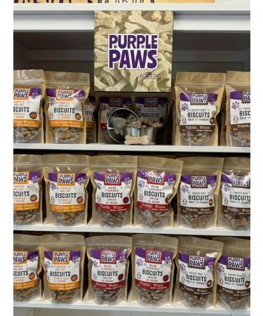 Purple Paws Bacon Flavourd Dog Biscuits - Buy Online on GoSupps.com