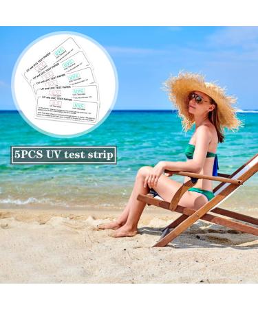 WMLBK UVC UV Test Card - 5 Pack Portable Disinfectant Test Strips for Nail Lamps & Toothbrushes | Everyday Use - Buy Online on GoSupps.com